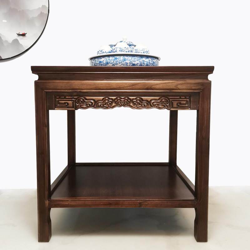 全实木方几角几茶几榆木客厅新中式沙发边几正方形客厅原木小方桌,住宅家具,角几/边几,淘宝优惠券,粉丝福利购,淘宝优惠卷