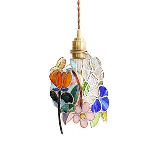 那儿nar马赛克蒂凡尼彩色玻璃焊接装 饰吊灯礼物Aihua系列