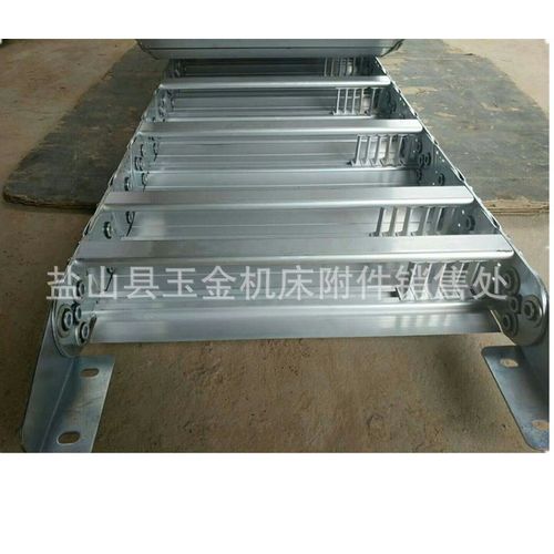 长期65/75/95系列钢铝拖链电缆移动牵引钢制坦克链桥式/全封