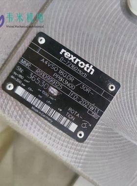 力士乐液压系统执行元件液压油泵A4VG180EP4DT1/32L-NZD02F001PP