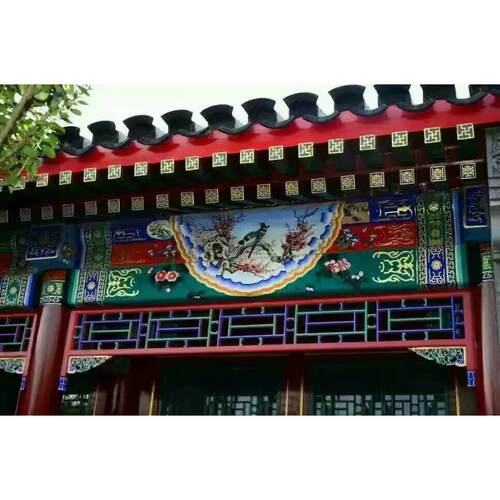 古建筑彩绘矿物质颜料彩画外墙室外水性漆彷古文保专用丙烯漆