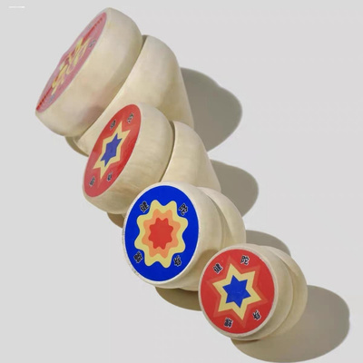 传统陀螺木质玩具儿童新款健身木