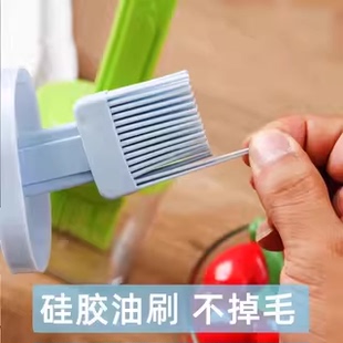 油刷刷子家用厨房烙饼耐高温油刷硅胶烧烤油瓶油刷带瓶一体油壶