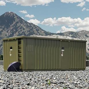 避难所移动掩埋伪装特种钢制真正的野外应急指挥哨所矿场油田钢架