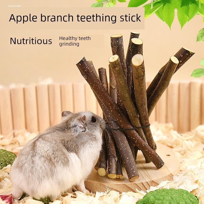 兔子磨牙棒神器专用苹果树枝龙猫