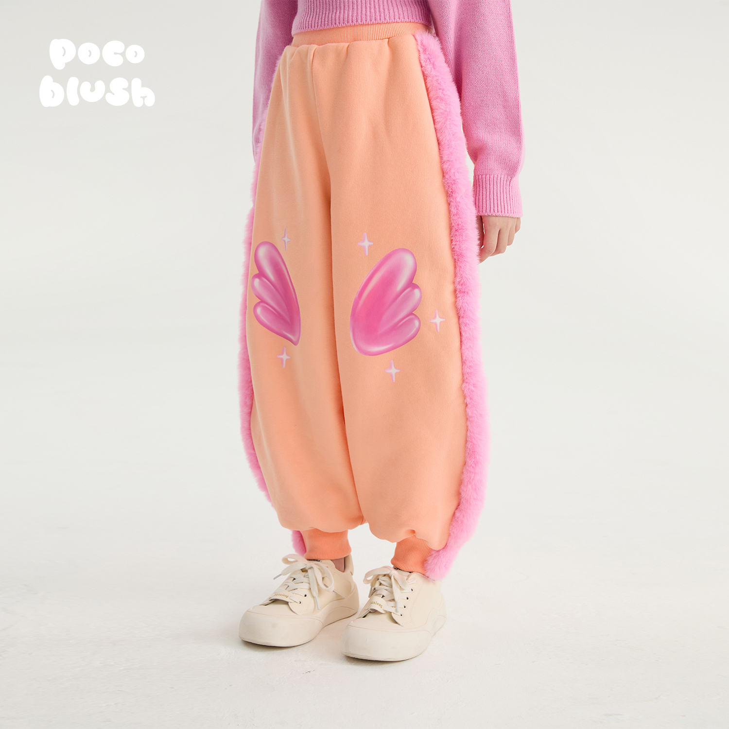 【天鹅的翅膀】加绒运动裤女童