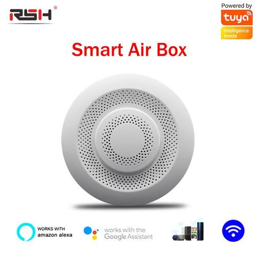 涂鸦温湿度智能wifi空气盒子co2甲醛无线空气质量检测仪智能家居