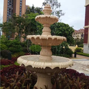 大型歐式 飾 噴泉流水擺件花園雕塑擺件酒店庭院流水噴泉創意婚慶裝