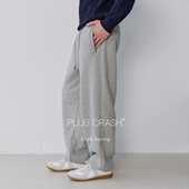 加绒保暖情侣款 束脚卫裤 新款 高智老钱风慵懒极简款 超厚 冬季