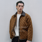 CRASH冬季 老钱风高级感男装 新款 PLUS 翻领棉服夹克外套男女同款