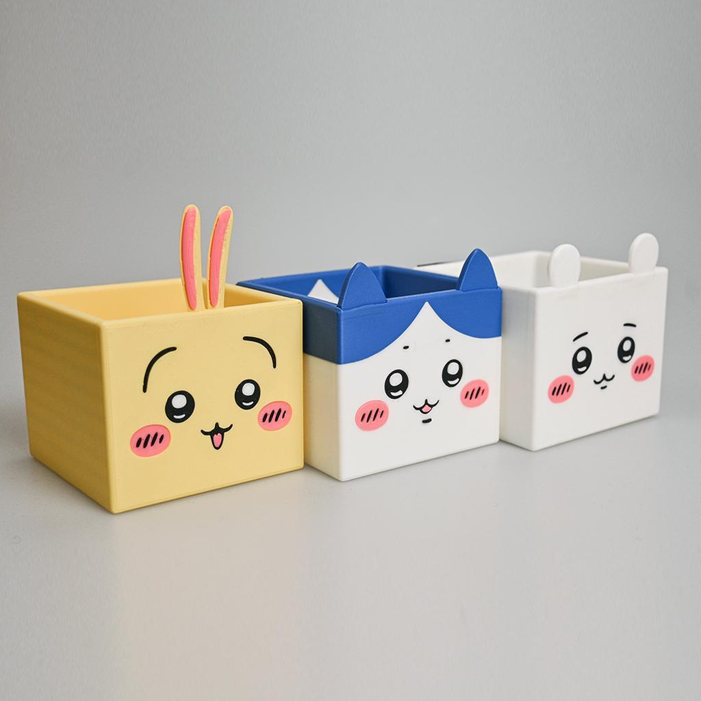 chiikawa收纳盒洞洞板配件磁吸 桌搭小八乌萨奇吉伊装饰盒