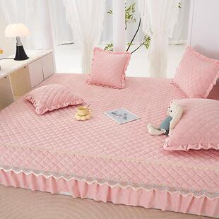 娇美人加厚冬季牛奶绒榻榻米床盖炕单防滑电热炕盖可定制大炕床单