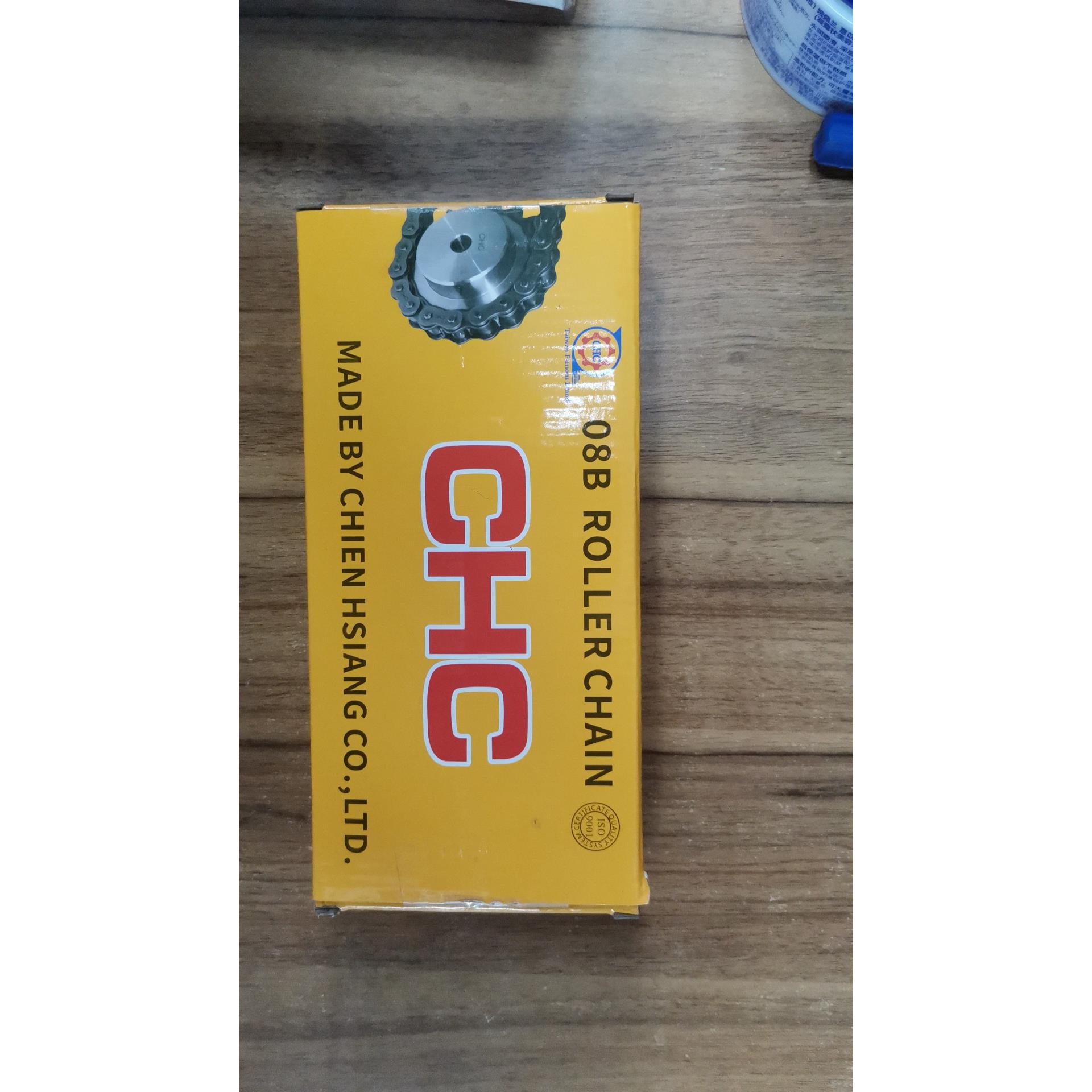 台湾进口CHC工业链条英制40链条工业传动08A 节距12.7单排双排现