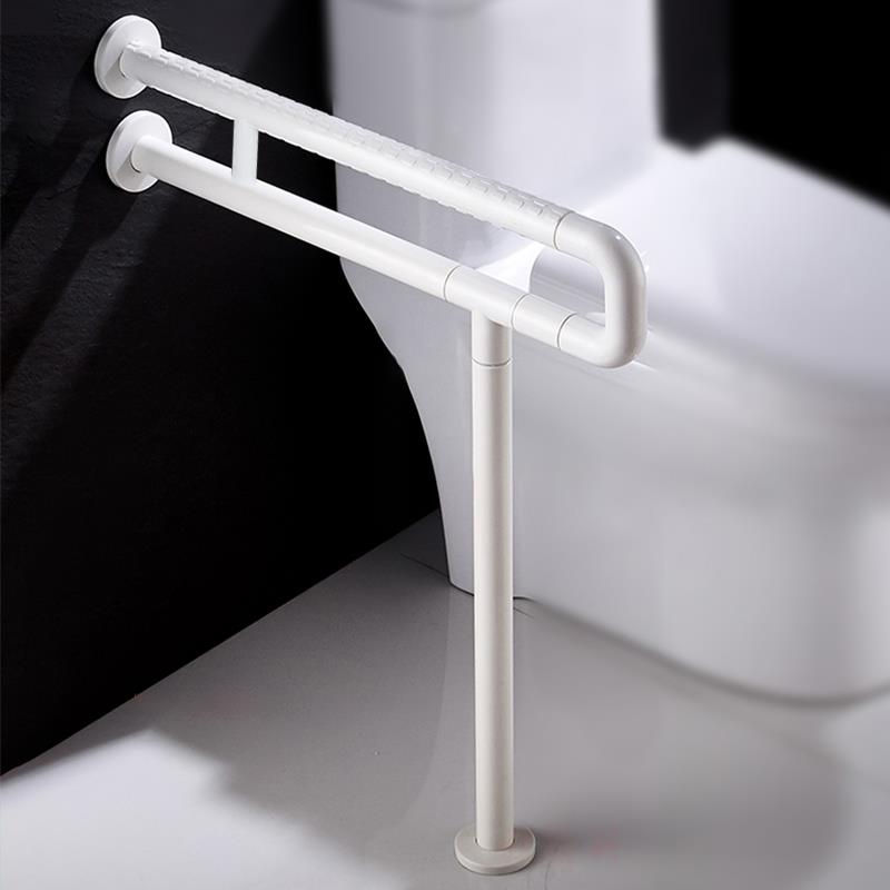 （特厚钢管）老人马桶u型扶手架公厕 加厚卫生间残疾人坐便器把手