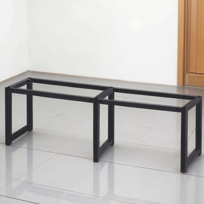 会议桌脚架 桌腿支架铁架子 会议桌支架铁艺架子台架加厚加粗桌腿