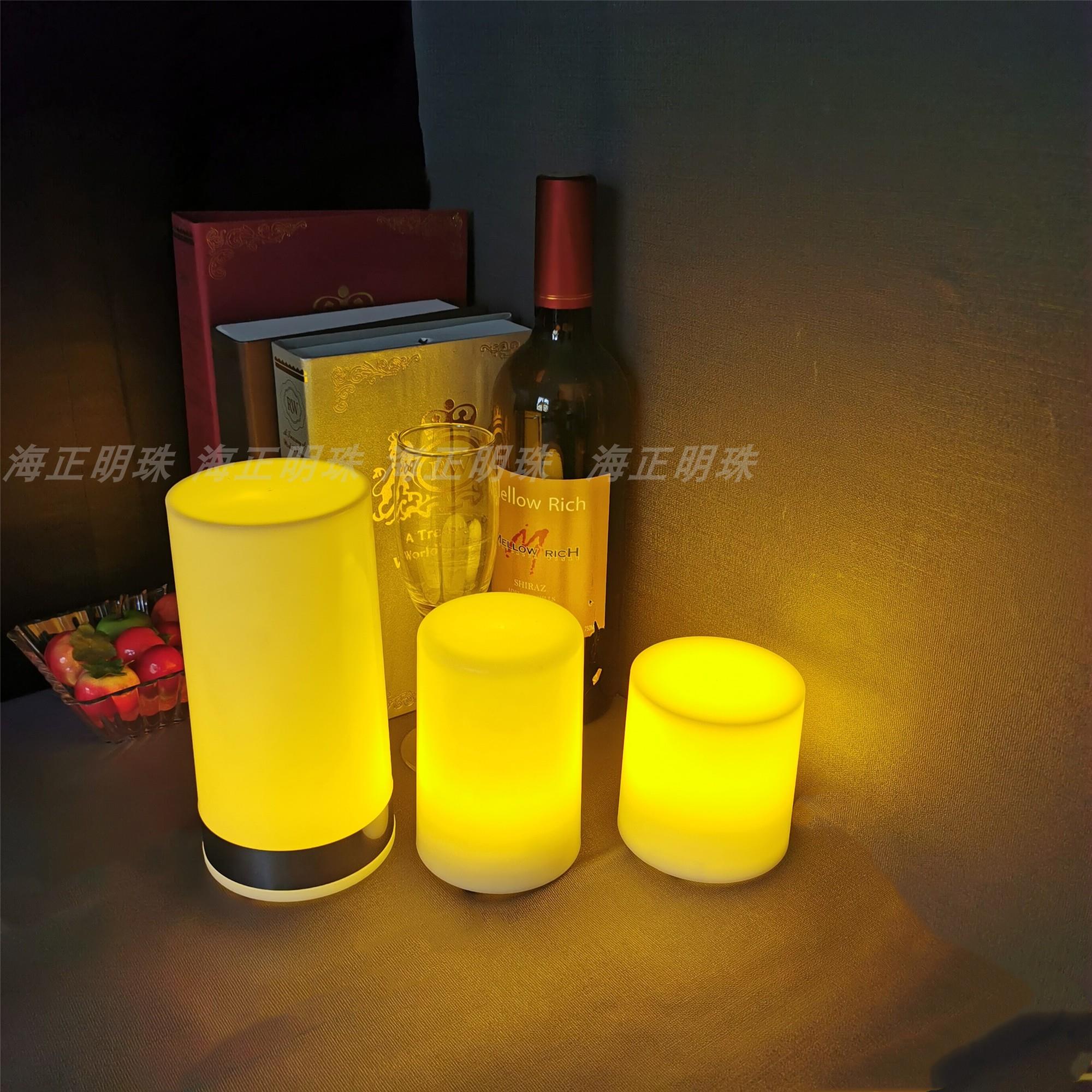 创意新款复古led酒吧台灯充电餐厅户外桌灯咖啡厅装饰桌面小夜灯