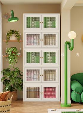 钢制宽70/110cm阳台储物柜防水防晒户外收纳柜家用矮柜铁皮杂物柜