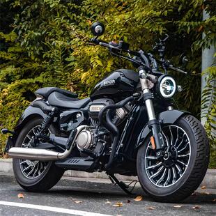 奔达金吉拉灰石300CC太子车男女代步灰石250覆古巡航旅行摩托车