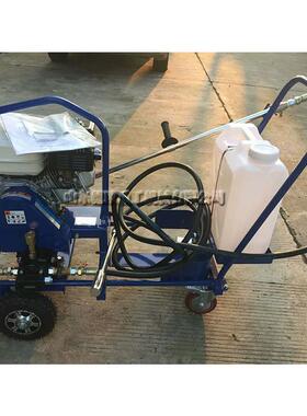 小型道路沥青撒播机 手推式道路修补洒布机 裂纹老化路面翻新机