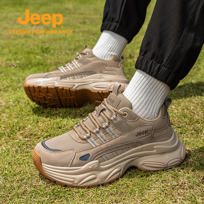 JEEP吉普男鞋秋季休闲鞋户外跑鞋