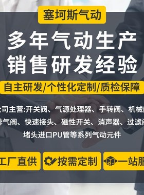 气动接头BVLU微型迷你弯通控制阀开关球阀快插快速接头BVLU-04/06
