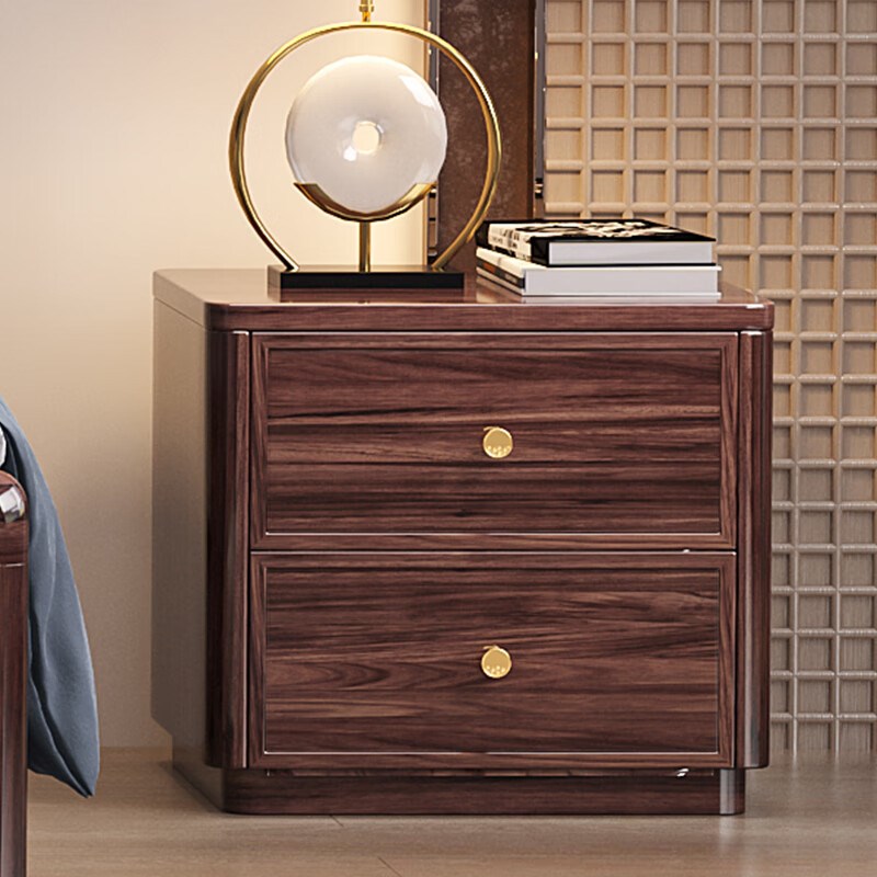 实木床乌金木卧室家具1.8米新中式双人床现代简约轻奢主卧婚床