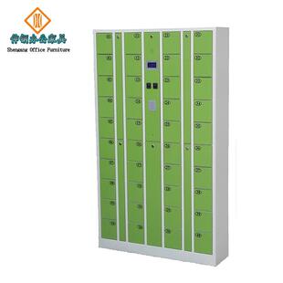 时尚手机放置柜指纹储物柜条码寄存放柜 东莞深圳办公家具