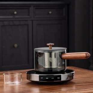 玻璃侧把茶壶耐高温泡茶壶带过滤煮茶器电陶炉家用泡茶壶 2024新款