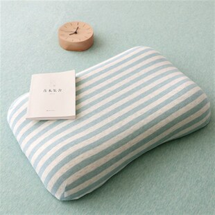 单个枕套 全棉天竺棉蝶形记忆棉枕套 纯棉35X50cm  乳胶枕枕头套