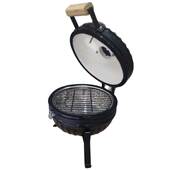 12寸迷你陶瓷烧烤炉庭院小型圆形炭烤闷焖烤户外烤架便携烤肉家庭