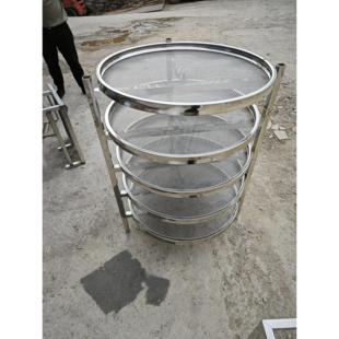 不锈钢架子定制三角架多层晒网置物架瓜子干果炒货架粒上皇售卖架