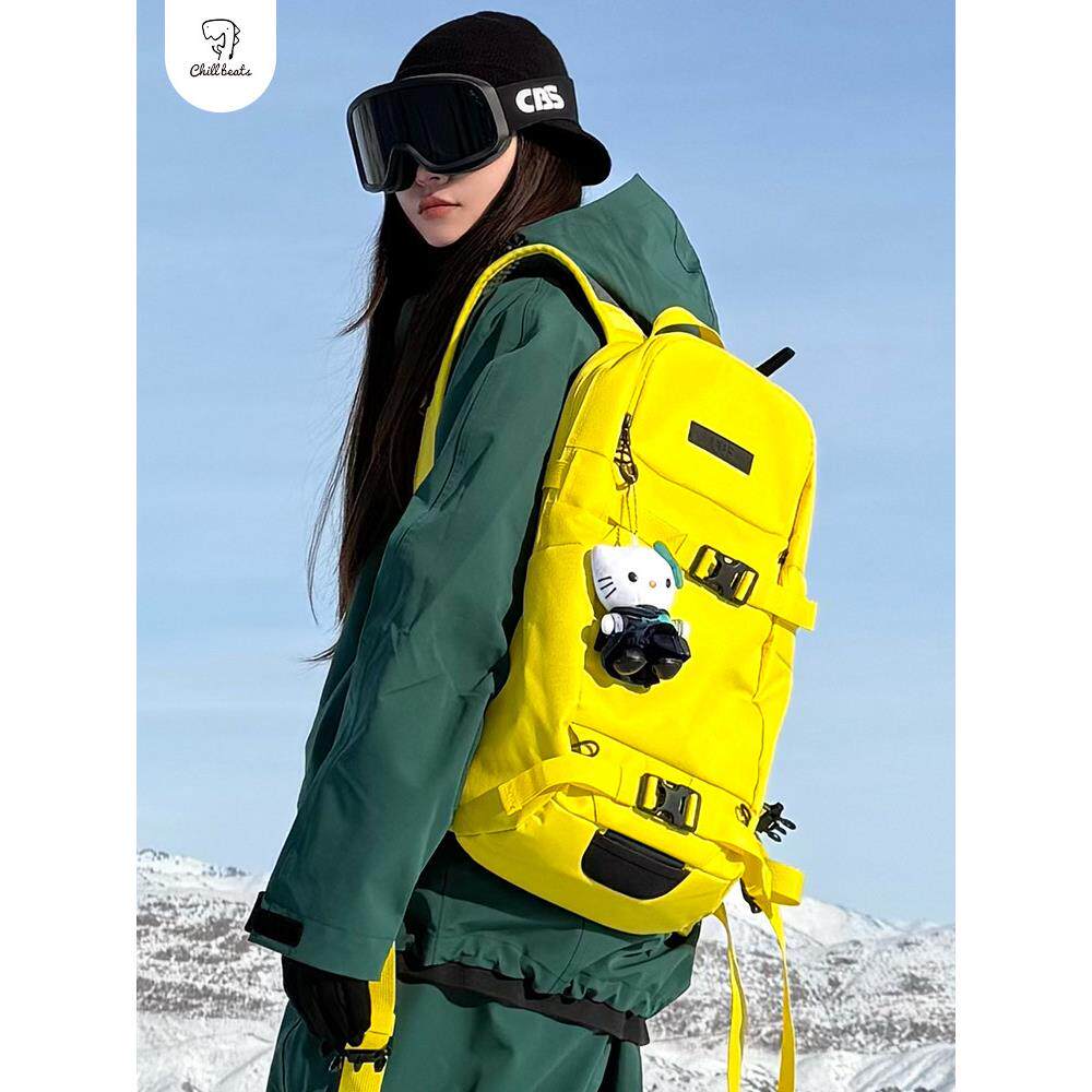 约翰滑雪背包冬季户外轻便野生雪袋专业单板双板背包为妇女