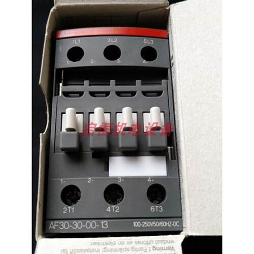 正品ABB交直流接触器 AF30-30-00-13 100-250V AC/DC