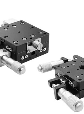 XY轴手动滑台XYCRSC位移台E-EIC36-40 60 80薄型精密光学平台