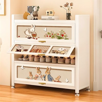 钢制鞋柜家用门口多层入户玄关柜大容量收纳储物柜新爆款防尘鞋架