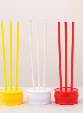 厂家直销货源泰国新款LED电子蜡烛AG13香炉供灯供佛burner