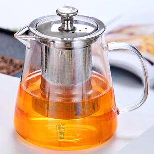 明信唐玻璃茶壶家用不锈钢过滤养生壶加厚滤网煮茶器大容量水壶