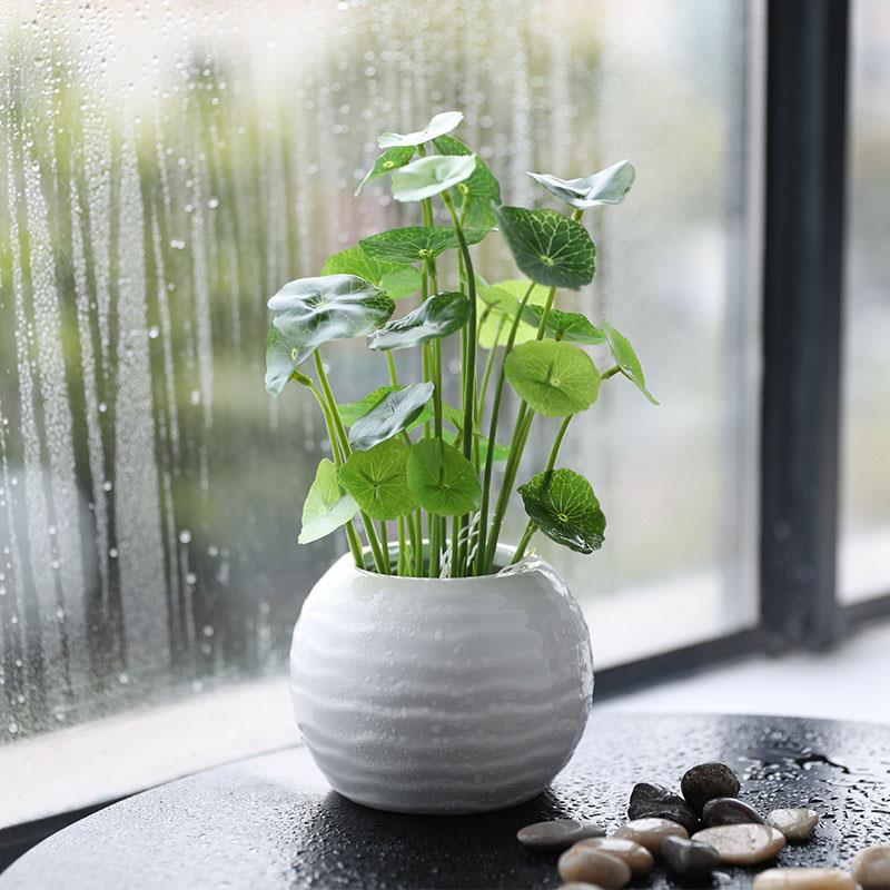 北欧仿真植物假绿植摆件盆景客厅餐桌办公桌面小盆栽室内装饰假花