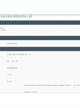 议价模拟量输入 双通道 KFD2-STC4-1.2O 德国倍加副 P+F 安全栅