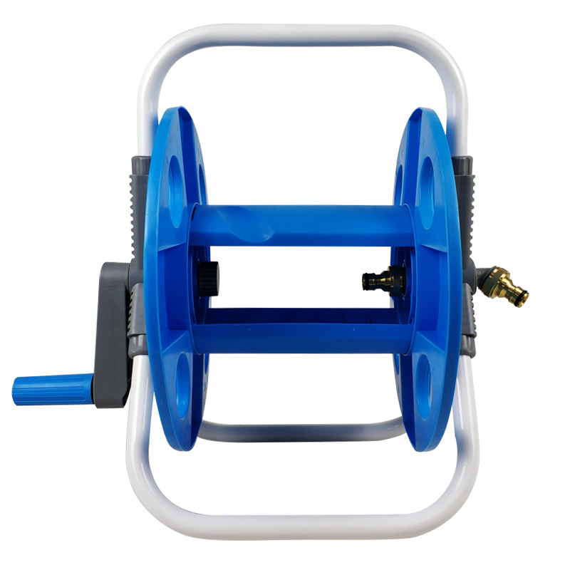 名磊便携式水泵洗车收纳车盘管架缠绕卷管线器浇菜水管收纳架套装