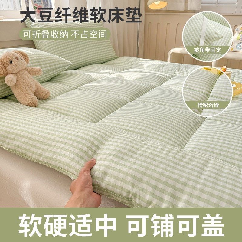 可铺可盖两用通用卧室单床垫学生宿舍床上床垫软垫被褥子床上用品,床上用品,床垫/床褥/床护垫/榻榻米床垫,淘宝优惠券,粉丝福利购,淘宝优惠卷