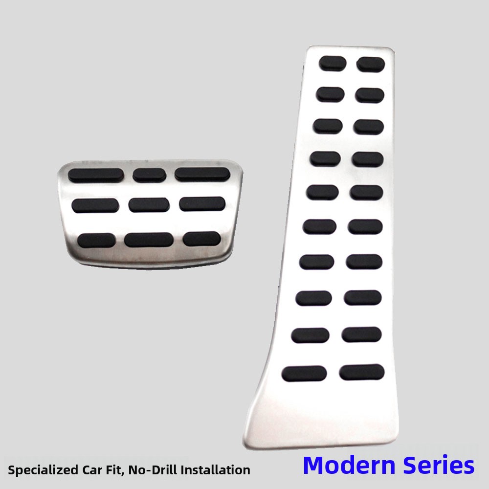 适用于现代索纳塔9朗动名图途胜胜达IX35刹车油门内饰改装脚踏板