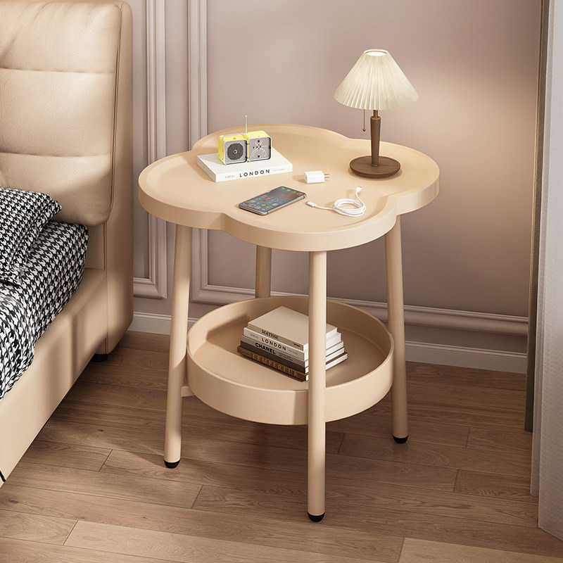 床头柜家用卧室床边收纳柜侧边柜客厅沙发边几可移动小户型储物柜