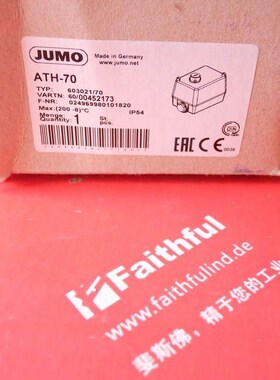 议价Jumo 00452173 久茂温度传器 ATH-70 603021/70 200度