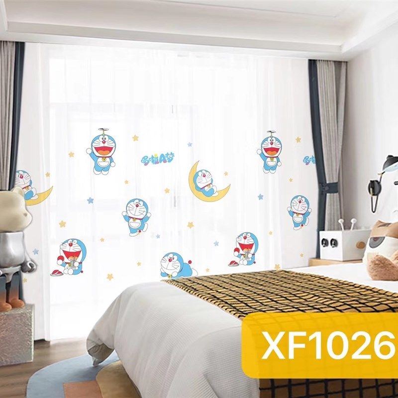 卡通数码印花纱个性男孩女孩房间卧室窗帘飘窗落地窗半透雪纺纱帘,居家布艺,窗纱,淘宝优惠券,粉丝福利购,淘宝优惠卷