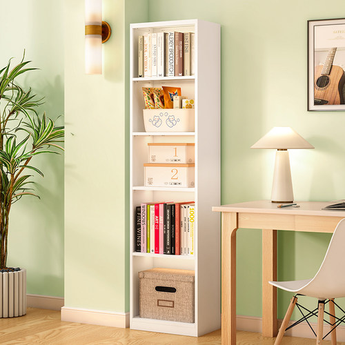 钢制书柜家用客厅书房转角书架多层落地夹缝收纳架靠墙简易储物柜