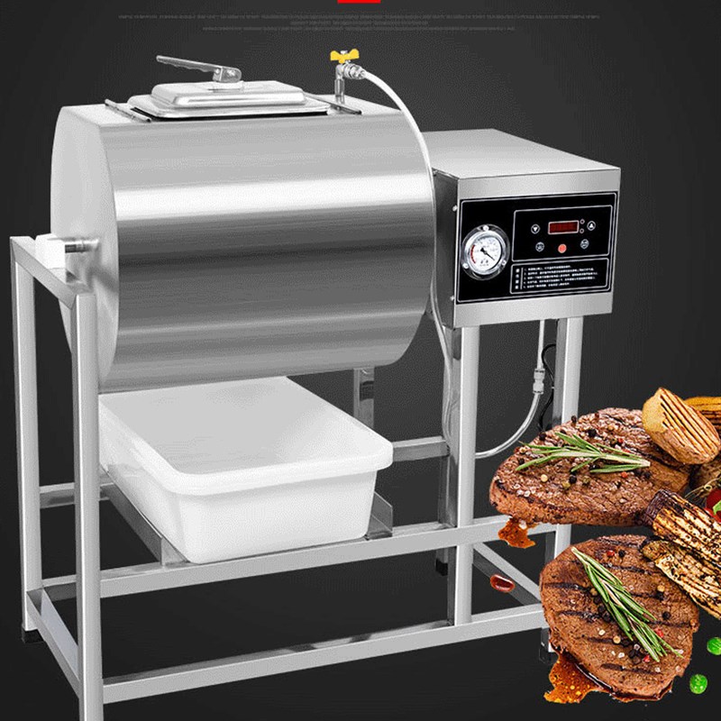 腌制机商用小型锁骨腌肉机腌料B真空搅拌滚揉机炸鸡汉堡店设备
