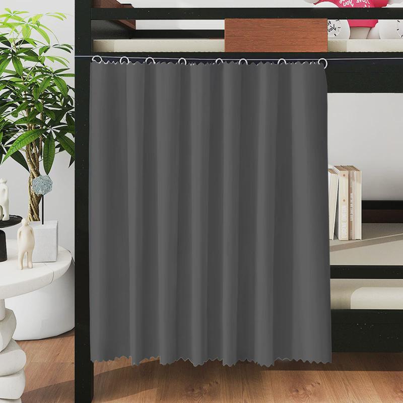 床帘大学生宿舍纯色半遮光窗帘遮挡下铺单开门Q围帘一体隔断上铺