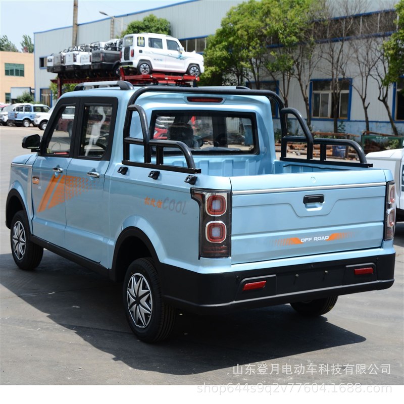 四轮电动皮卡车i新能源汽车家用油电混动拉货4米皮卡车油电两用