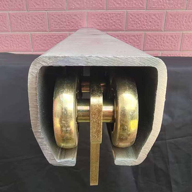 800重型吊轨吊轮起重吊装滑轨滑轮输送线导轨工T业门道轨吊滑滑车